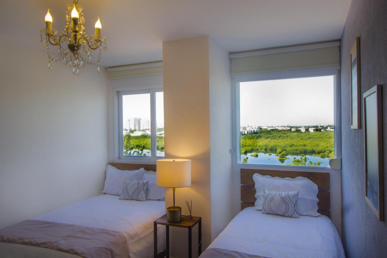 Tu Hogar Frente Al Mar Caribe, Vive Cancún Exterior foto